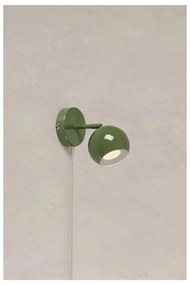 Lampada da parete verde con alimentazione a corrente Pop – Markslöjd