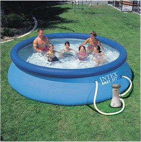 Intex - cf piscina gonfiabile 'easy set' cm 366 x 76 lt 5621-POMPA 2006 lt/h