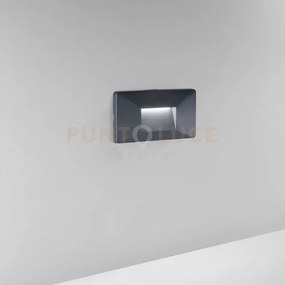 Segnapassi a incasso led breen antracite 4w 380lm cct 3000k / 4000k...