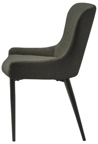 Sedia da pranzo grigio scuro Ontario - Unique Furniture