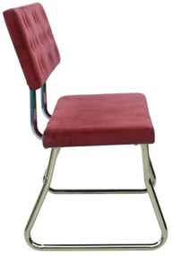 Panca 110 cm in Velluto Rosso Vino