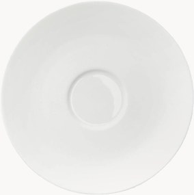 Set di 6 piattini in Fine Bone China Cross White