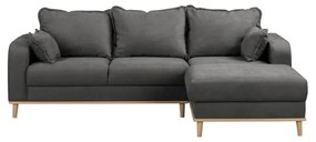 Divano angolare grigio scuro (angolo destro) Beata - Ropez