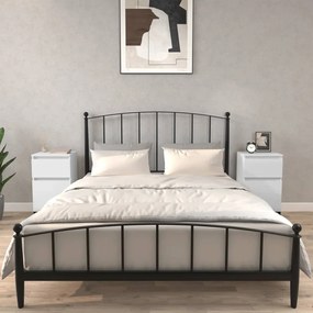 Comodini 2 Pz Bianco Lucido 40x35x70 Cm /