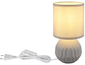 Globo 21730G - Lampada da tavolo SYLAS 1xE14/40W/230V grigio