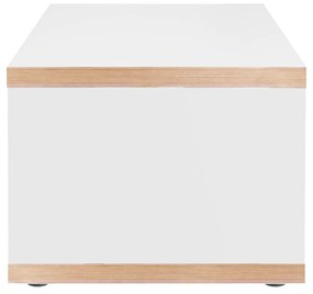 Tavolino bianco 105x55 cm Berlin - TemaHome