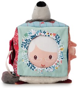 Lilliputiens - Cubo tessile per le attività - Lupo Louis