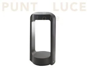 Ges450c- paletto in alluminio grigio antracite ip65 a led 3000k 120...