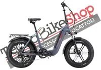 Bici Elettrica a Pedalata Assistita E-Bike Pieghevole City Bike Florida 4S 250W 36V Batteria Litio Shimano - Grigio