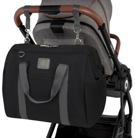 Lionelo - Borsa fasciatoio per passeggino IDA Nero Onice