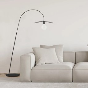 Lampada da terra Evora in acciaio, H 170 cm, E27 MAX60W INSPIRE