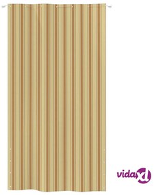 vidaXL Paravento Balcone Giallo e Arancione 140x240 cm Tessuto Oxford