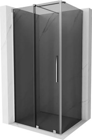 Mexen Velar cabina doccia scorrevole 100 x 85 cm, grafite, cromo - 871-100-085-41-01