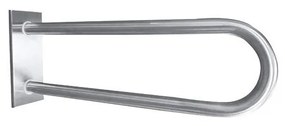Maniglia di sostegno 10x25 cm in acciaio inox/argento