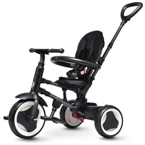 QPlay - Triciclo per bambini 3in1 RITO EVA nero