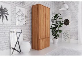 Armadio in legno di faggio 90x206 cm Vento 2 - The Beds