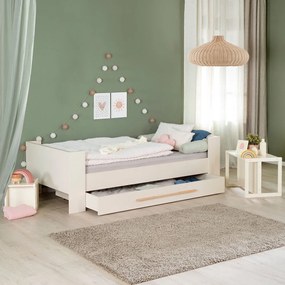 Letto da bambini beige con contenitore rete non inclusa 90x200 cm Kids – Roba