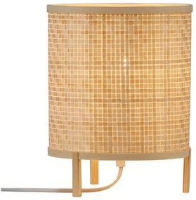 Nordlux - Lampada da tavolo TRINIDAD 1xE27/15W/230V bambù