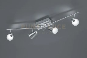 Barra 4 faretti 873110407 acciaio foro l.81,5