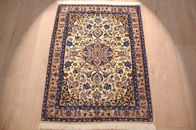 Isfahan Tappeto 70x90 (Iran) Annodato A Mano