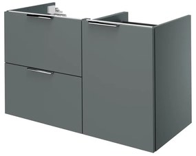 Mobile da bagno sotto lavabo Neo  laccato L 105 x H 64 x P 48 cm 2 cassetti 1 anta, lavabo non incluso