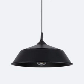 Sollux SL.1328 - Lampadario a sospensione con filo FRIKA 1xE27/15W/230V diametro 34 cm nero