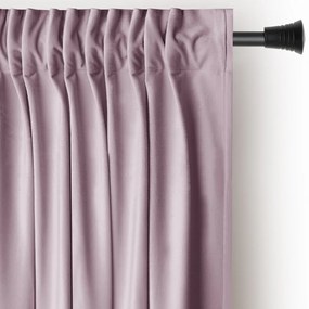 Tenda parzialmente oscurante rosa chiaro in velluto 140x270 cm Pleat – Restilo