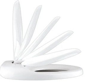 WENKO 110003100-WC Sedile per WC 35,5x38 cm bianco