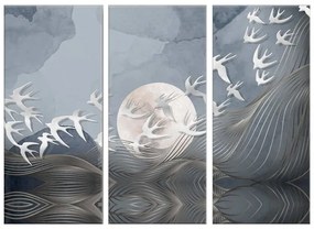 Quadro su tela Swallow flight, multicolore 150 x 100 cm
