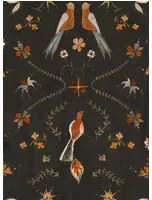Coordonne Carta da parati Metaphoric Birds - Black