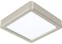 Plafoniera Moderna Fueva 5 Acciaio Nichel Satinato Led Integrato 11W Ip20