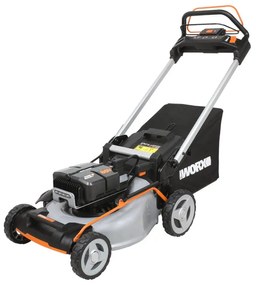 Tagliaerba a batteria a velocità non regolabile (trainato a comando) WORX WG761E 80V L 51 cm, 4 batterie incluse