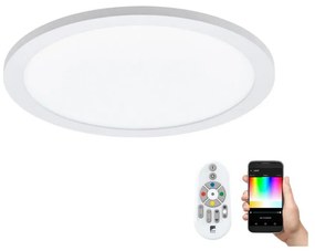Eglo 97958 - Plafoniera LED RGBW SARSINA-C LED/16W/230V + telecomando