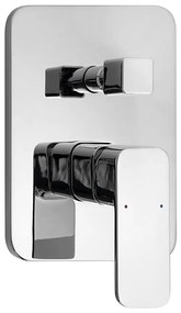 Aqualine - Rubinetto doccia per installazione a scomparsa FACTOR cromo lucido