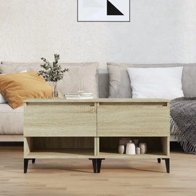 Tavolini 2pz Rovere Sonoma 50x46x50 Cm İn Legno Multistrato /