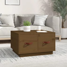 Tavolino Da Salotto Ambra 60x53x35 Cm Legno Massello Di Pino /