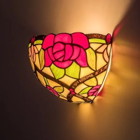 Brilagi - Applique da parete in vetro Tiffany GARLAN 1xE14/40W/230V