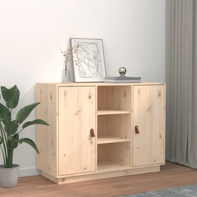 Credenza 100x40x75 Cm İn Legno Massello Di Pino /