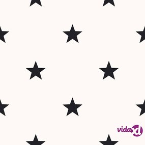 Noordwand Carta da Parati Friends & Coffee Little Stars Nero e Bianco