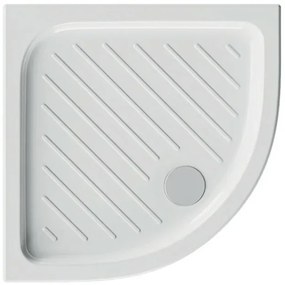 Piatto doccia 80x80 semicircolare in ceramica bianco Dolomite Gemma