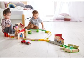 Pista per biglie Kullerbü – Pista da gioco sonora Fattoria - 48 pz