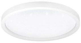 Plafoniera Moderna Montemorelos-Z Alluminio Bianco Luce Led Integrato 34,5W