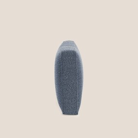 Nettuno cuscino schienale realizzato in tessuto bouclè impermeabile T07 blu