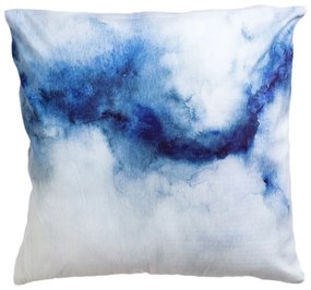 Cuscino decorativo blu e bianco 45x45 cm Abstract - JAHU collections