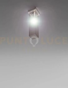 Tubes lampadario a soffitto 40 fume' trasparente nickel opaco 1 luc...