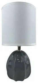 Lampada da tavolo Versa Mery 25 W Grigio Ceramica 14 x 27 x 11 cm