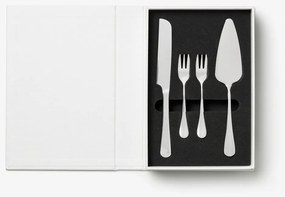 Set di forchettine da dolci bianco/argentato in acciaio inox The Essentials Cake Tools – Printworks