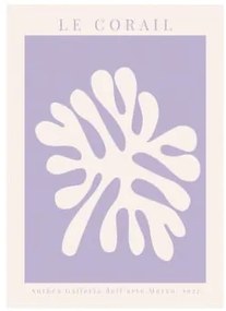 Poster decorativo (50x70 cm) Corail Style Violetta Lavanda - Sklum