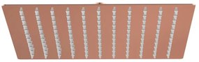 Soffione doccia AQUASANIT Cometa in inox rame 1 getto