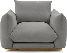 Poltrona grigia Ernest – Bobochic Paris